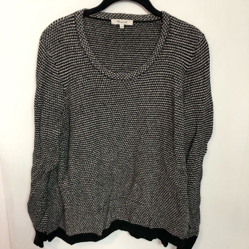 Black and White Madewell Sweater